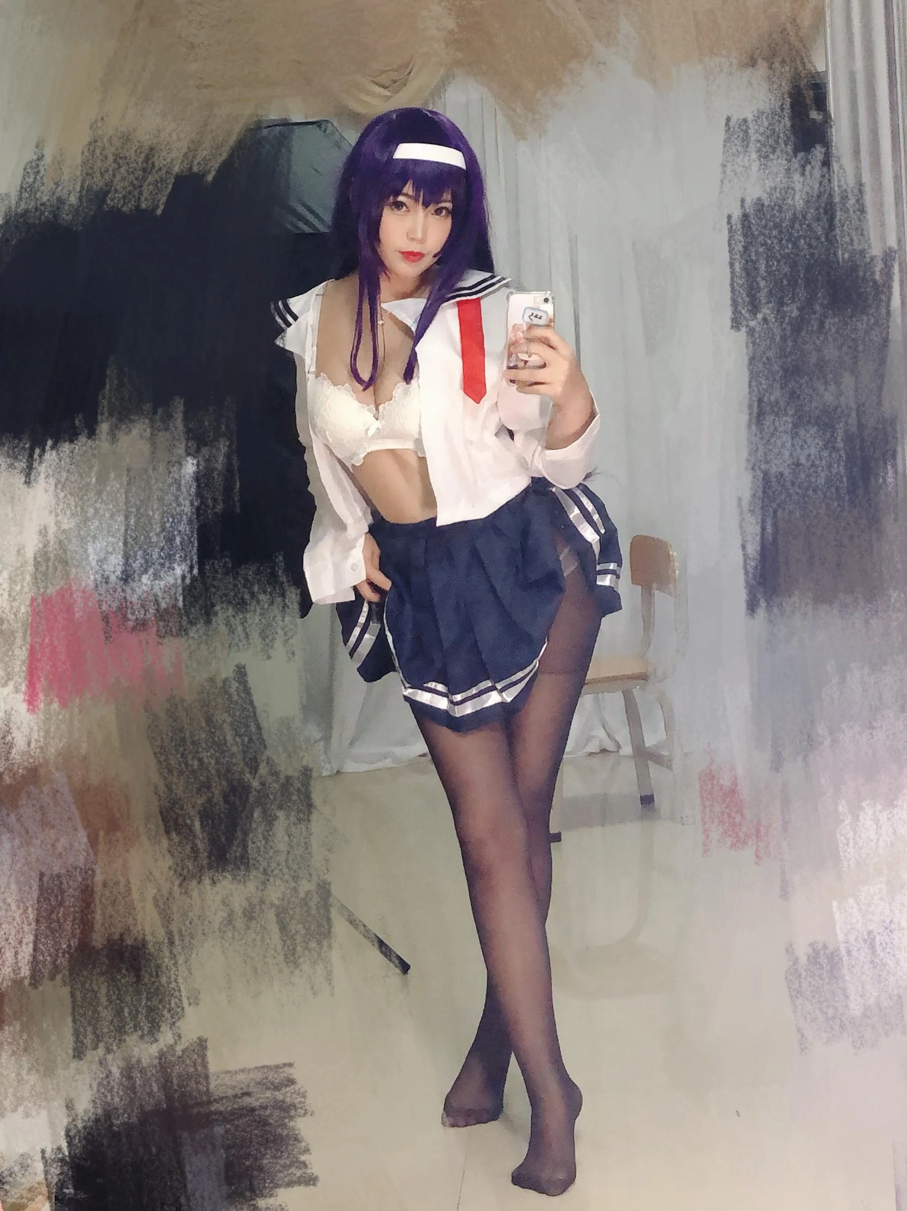 白烨 – NO.11 学姐校服自拍 [27P]插图8